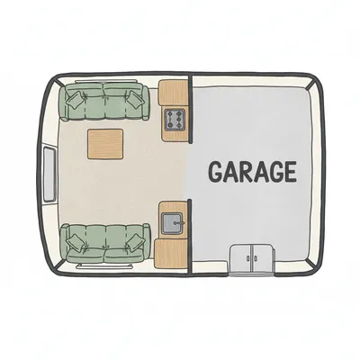 Toy Hauler floor plan