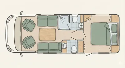 Bailey Autograph floor plan - day mode