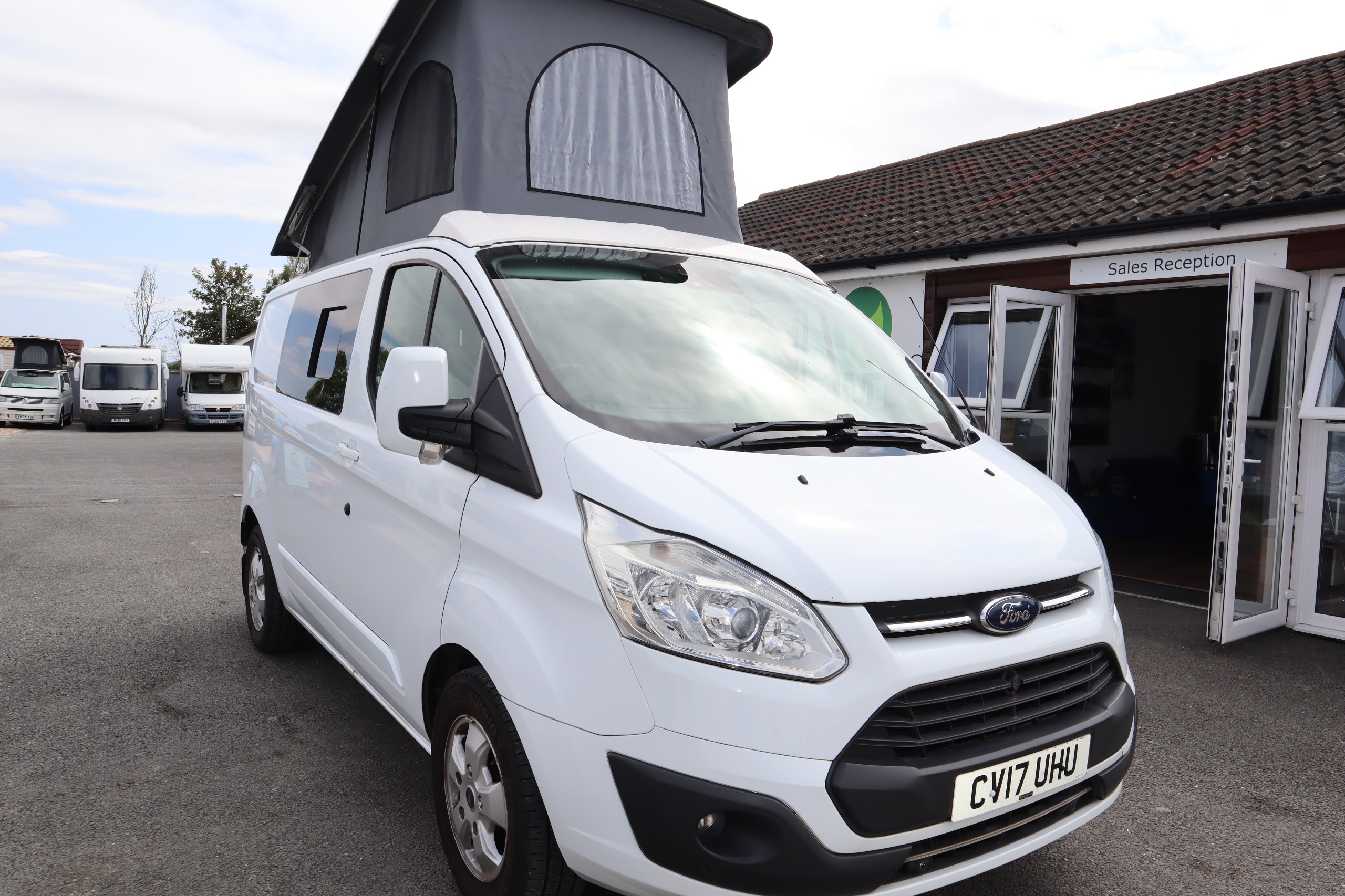 Ford Transit Custom Transit Custom, Flame Conversion, 4 Berth, 6 Belts, Full Width Bed, MOT, 12 Months Warranty, Habitation Service