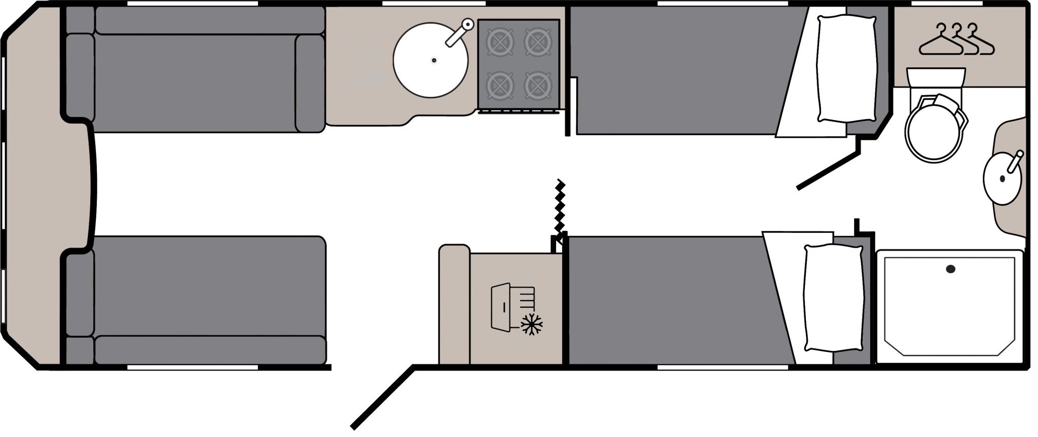 Coachman VIP 565 Singleton Sussex Special Edition - LAST ONE, DEMONSTRATOR DISCOUNT, AVAILABLE NOW!