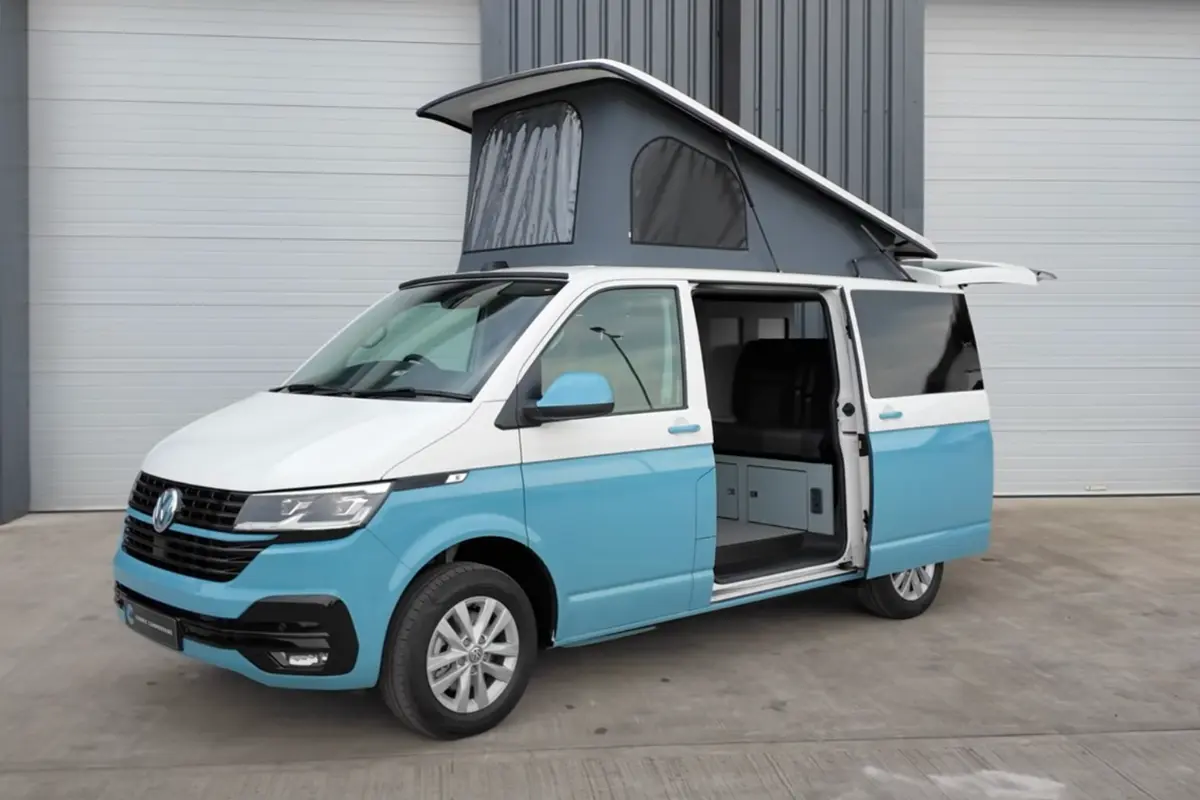 Volkswagen Transporter 2+2 Berth VW Camper Van (With Cab A/C)