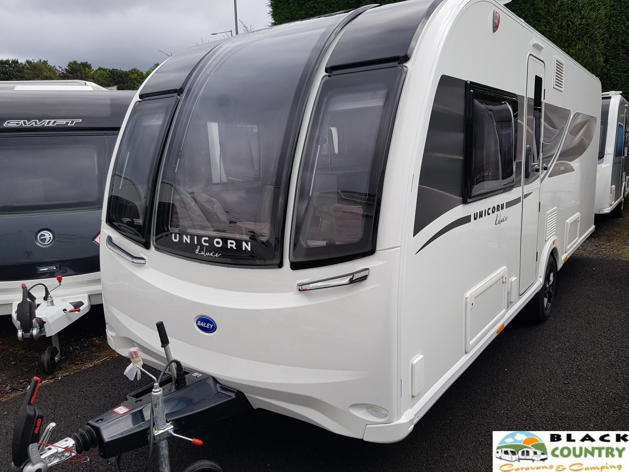 New Bailey Unicorn Seville 2024 2-Berth End-Washroom Caravan